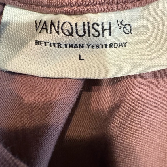 Men's Vanquish Mauve T-Shirt - Picture 6 of 7